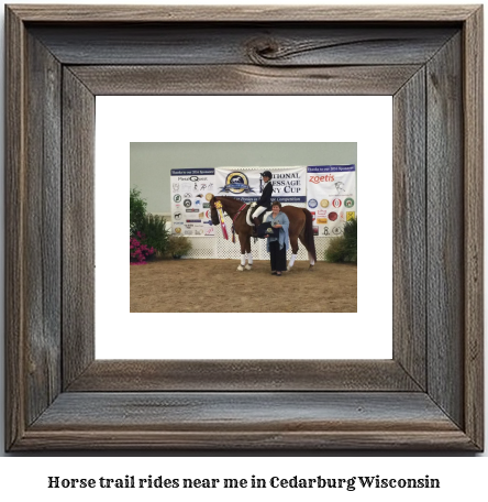 horse trail rides near me in Cedarburg, Wisconsin